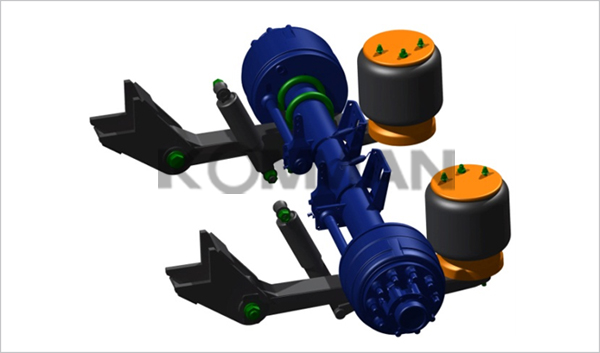 掛車空氣懸架平臺(半掛車、中置軸車輛運輸車)