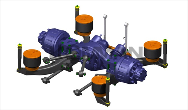 后空氣懸架系統(tǒng)-小C型梁結構