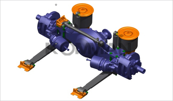 后空氣懸架系統(tǒng)-平板簧結構