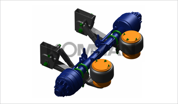 掛車空氣懸架平臺(半掛車、中置軸車輛運輸車)